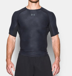 Men's UA HeatGear® Armour Printed Short Sleeve Compression Shirt