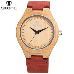 Men's Wood Cover Wooden Case Watch Men 9435G