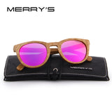 MERRY'S DESIGN HAND MADE Wooden Sunglasses Men/Women Retro Polarized Sun Glasses 100% UV Protection S'5268