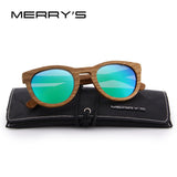 MERRY'S DESIGN HAND MADE Wooden Sunglasses Men/Women Retro Polarized Sun Glasses 100% UV Protection S'5268