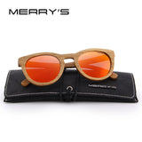 MERRY'S DESIGN HAND MADE Wooden Sunglasses Men/Women Retro Polarized Sun Glasses 100% UV Protection S'5268