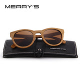 MERRY'S DESIGN HAND MADE Wooden Sunglasses Men/Women Retro Polarized Sun Glasses 100% UV Protection S'5268